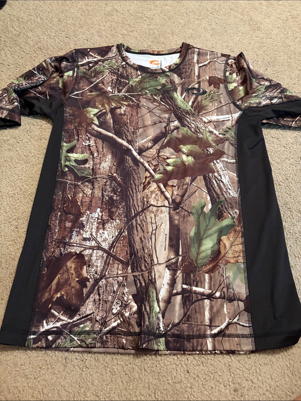 Camo Short-Sleeve Performance Tee - Brown/Green